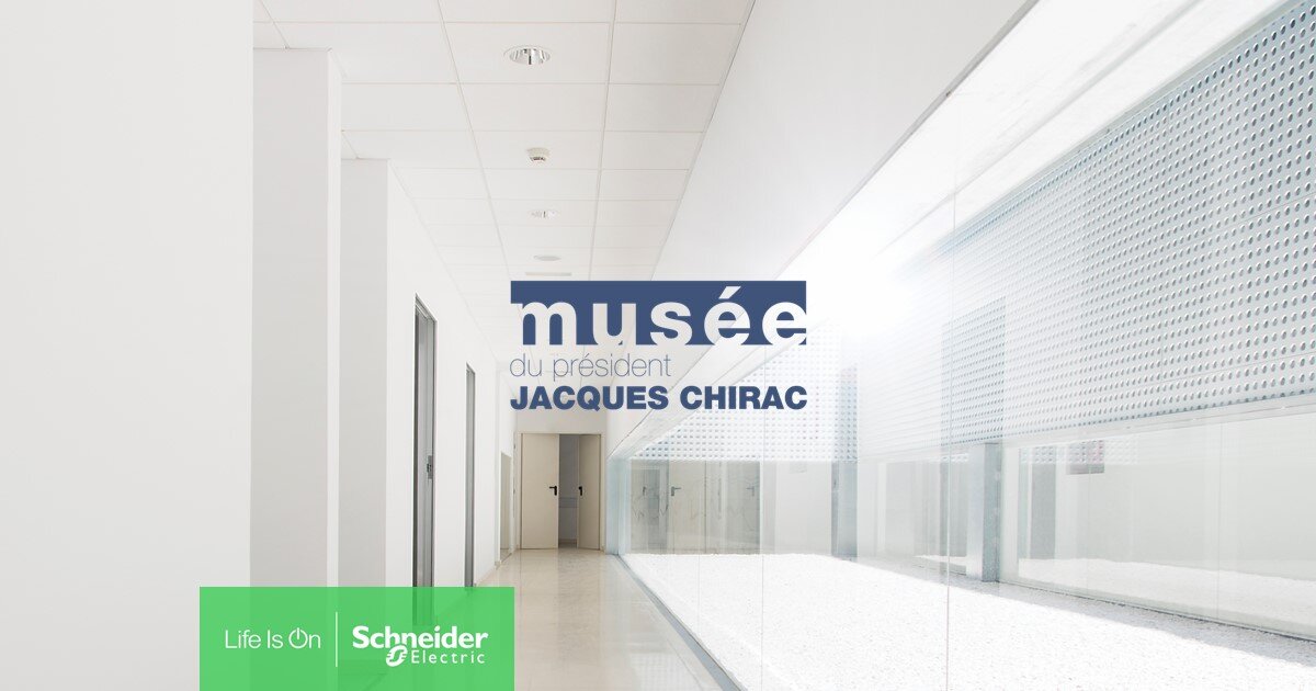 Interior gallery of the Museum of President Jacques Chirac
